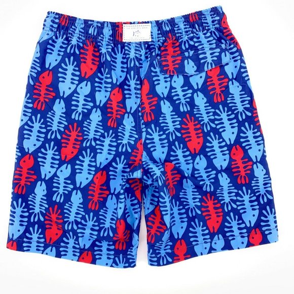Southern Tide Sea Shore Fish Bone Swim Trunks - Picture 4 of 7